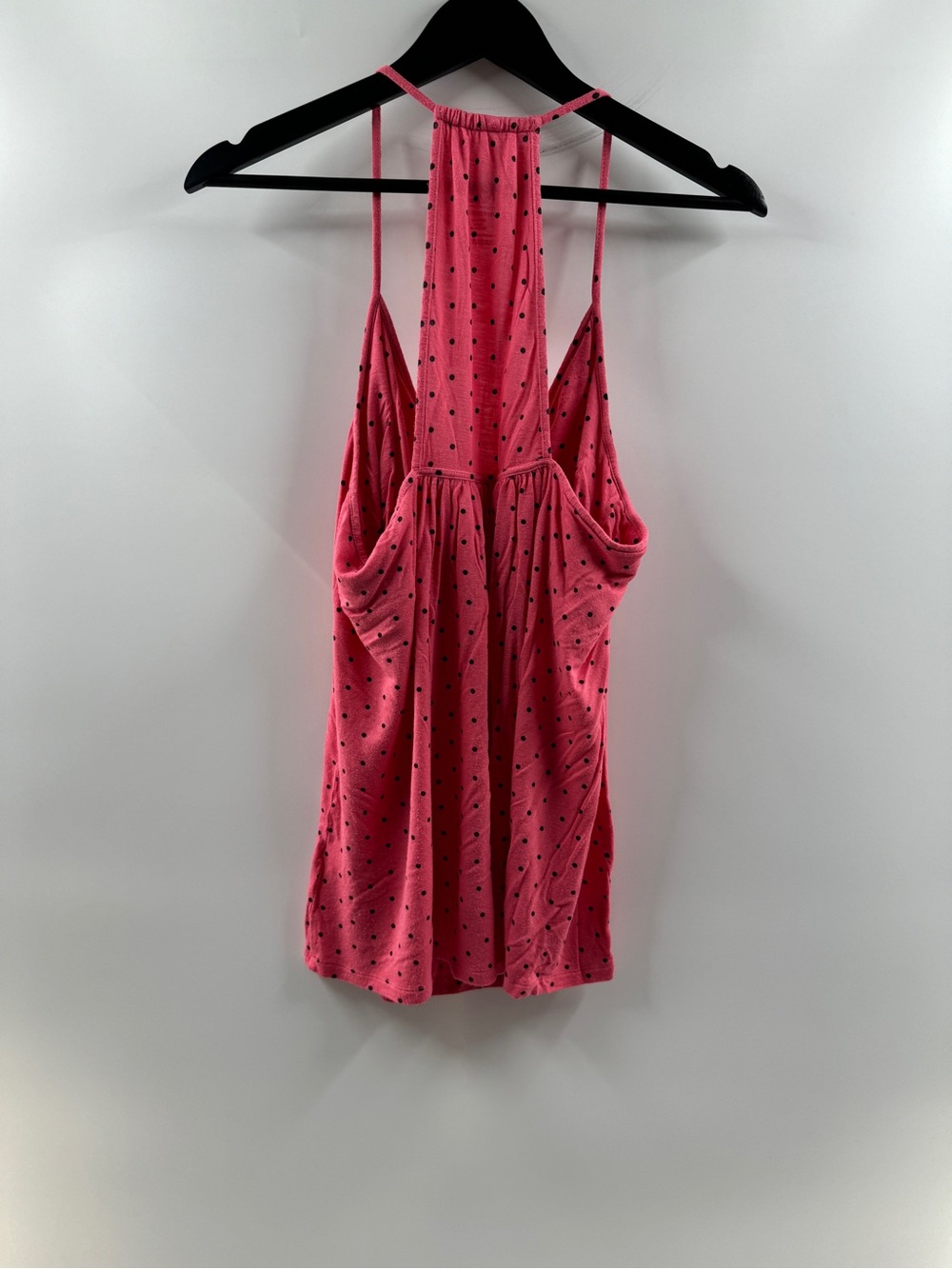 Secret Treasures Pink Polka Dot Sleep Tank Top with Built-In Shelf Bra – Women's - Picture 7 of 9